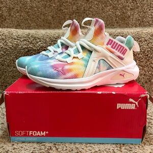 PUMA Kids Multicolor SoftFoam Sneaker Tennis Shoes New in Box Size 2C